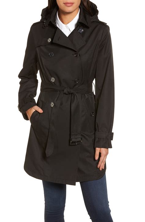 michael kors rain trench coat|michael kors trench coat nordstrom.